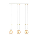 Lampa wisząca GLAM 3 WHITE/MIODOWY