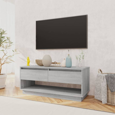 vidaXL Szafka pod TV, szary dąb sonoma 102x41x44 cm