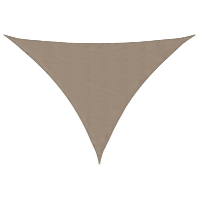 Trójkątny żagiel ogrodowy, tkanina Oxford, 3,5x3,5x4,9 m, taupe