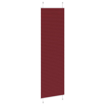 Roleta plisowana Bordowy Czerwony 60x200 cm Szerokość tkaniny