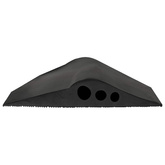 Uszczelka podłogowa do garażu Czarny 74 x 20 mm 1,5 m Guma EPDM