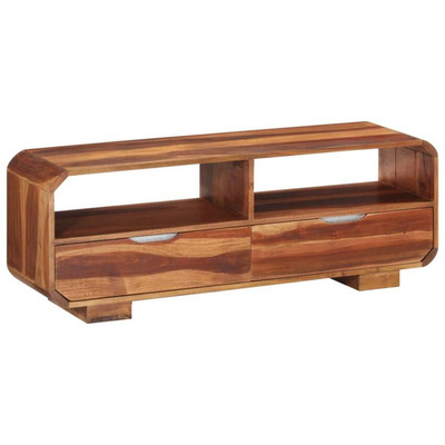 vidaXL Szafka pod TV, 110x30x40 cm, lite drewno akacjowe