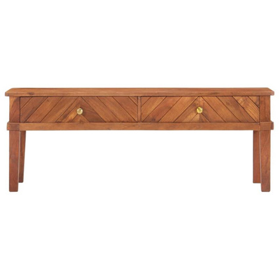 vidaXL Szafka pod TV, 110x40x41 cm, lite drewno akacjowe