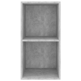 vidaXL Wisząca szafka pod TV, szarość betonu, 37x37x72 cm