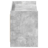 Szafka na buty z drzwiami Betonowy szary 100 x 39,5 x 51 cm