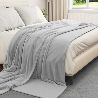 Koce narzutowe 6 pcs Szary 240 x 270 cm Polar