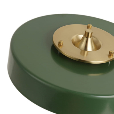 Lampka Biurkowa Bankierka Zielona Abruzzo Banquero 3xE27