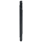 vidaXL Dywan okrągły, czarny, 60 cm, bambusowy