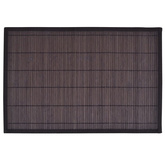 Bambusowe podkładki pod talerze, 30 x 45 cm, ciemny brąz