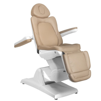 Fotel kosmetyczny elektr. Azzurro 870 3 siln. cappuccino 109079