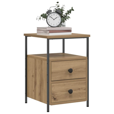 Szafka nocna, dąb artisan, 34x35,5x50 cm