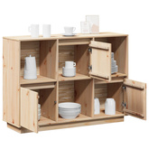 Szafka, 110,5x35x80 cm, lite drewno sosnowe