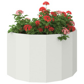 Donica Biały 90 x 45 x 50 cm Stal