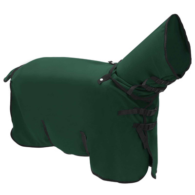 Koc dla Koni Ciemnozielony 105 cm Polar poliesterowy