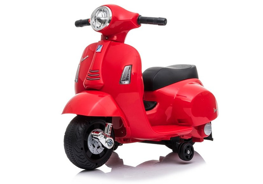 Skuter na Akumulator Vespa GTS 300 Mini Dla Dzieci Światło LED Czerwony