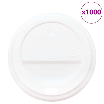 Pokrywki do kubków papierowych do kawy, Ø80 mm, 8oz, 1000 szt.