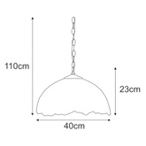 Lampa wisząca K-P16835 z serii ROSE