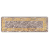 Chodnik dywanowy MARSA Szary 50 x 150 cm Poliester i PVC