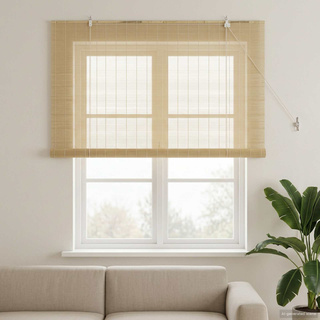 Roleta naturalny 130 x 160 cm Bambus