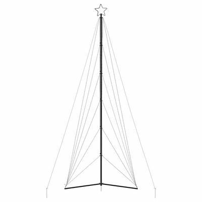Choinka LED 861 LED Kolorowa 478 cm