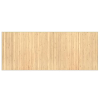 Dywan prostokątny, jasny naturalny, 80x200 cm, bambusowy vidaXL