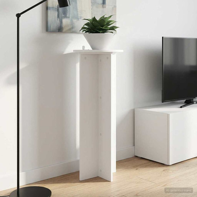 Stojak na rośliny 2 pcs Biały ?40 x 100 cm Drewno inżynieryjne