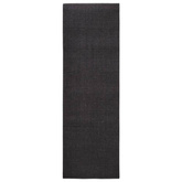 vidaXL Dywanik, naturalny sizal, 80x250 cm, czarny
