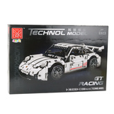 Klocki Konstrukcyjne Samochód GT Racing Biały 1:14 1268 el.