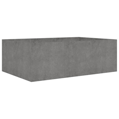 Podwyższona donica, 120x80x40 cm, stal kortenowska