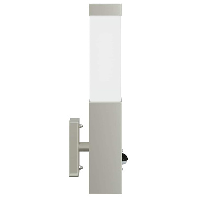 Zewnętrzna lampa ścienna 2 pcs Srebrny 10.5 x 6 x 33 cm