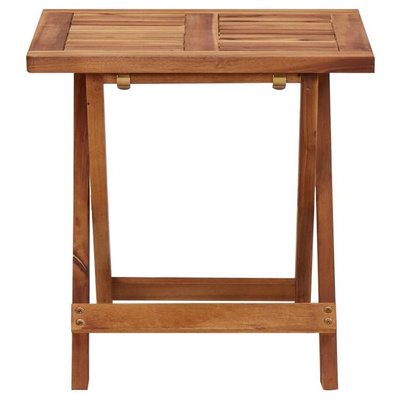 vidaXL Zestaw 2 leżaków ze stolikiem, lite drewno akacjowe