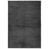 vidaXL Dywan IZA z krótkim włosiem, antracytowy, 120x170 cm