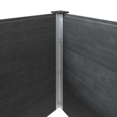 Podwyższona donica ogrodowa, 300x100x91 cm, WPC, szara