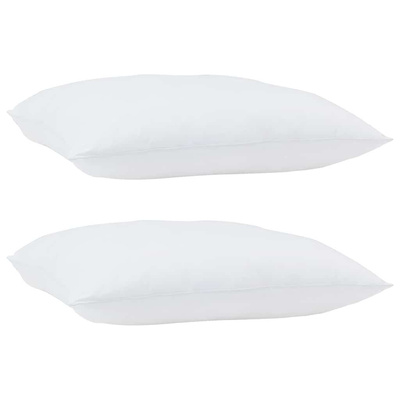 Poduszka 2 pcs Biały 70 x 60 x 20 cm Bawełna i poliester