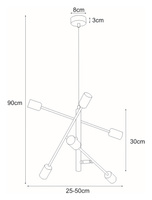 Lampa sufitowa K-4751 z serii CAMARA KAJA