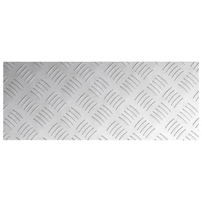 Stopień Prostokątny 2 pcs Srebrny 50 x 20 cm Aluminium