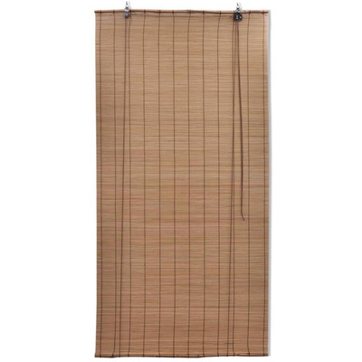 vidaXL Bambusowe rolety, 2 szt., 100 x 160 cm, brązowe