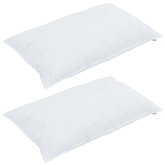 Poduszka z poduszką 2 pcs Biały 40 x 80 cm bawełna