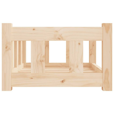 vidaXL Legowisko dla psa, 55,5x45,5x28 cm, lite drewno sosnowe model standard