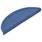Maty na schody 10 szt. 56x17x3 cm Niebieskie półokrągłe