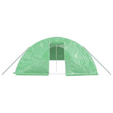 Szklarnia ze stalową ramą, zielona, 60 m?, 12x5x2,3 m