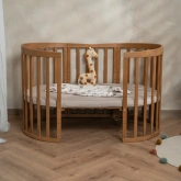 Owalne Łóżeczko 7w1 Vintage