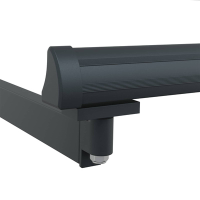Ręczna markiza chowana Antracyt 3 x 2 m Aluminium
