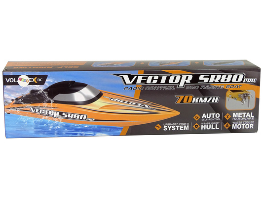 Łódź Motorówka R/C Brushless ARTR SR 80 PRO 74 km/ h Żółta