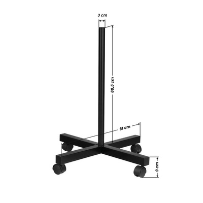 Lampa lupa S4 + statyw czarna 128922