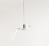 LAMPA WISZĄCA MEWA BIAŁA 38cm AD193