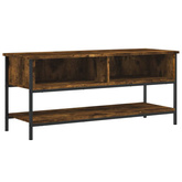vidaXL Szafka pod TV, przydymiony dąb, 100x35x45 cm