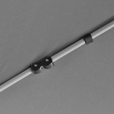 Rozkładany namiot ogrodowy z 6 ściankami; 3,6 x 3,1 m, szary