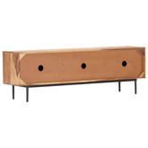 vidaXL Szafka pod TV, 140x30x45 cm, lite drewno sheesham