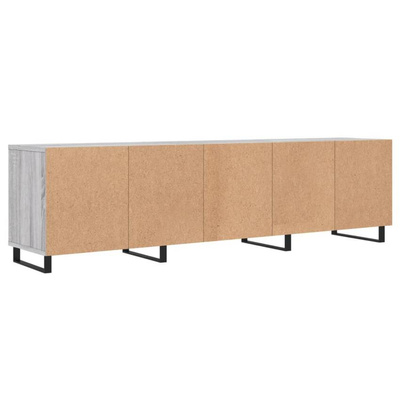 vidaXL Szafka pod TV, szary dąb sonoma, 150x30x44,5 cm model standard